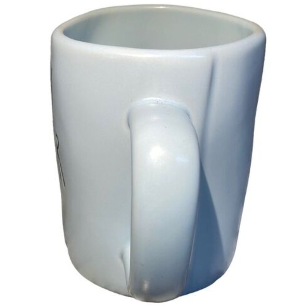 RAE DUNN Happy Easter Y'all Baby Blue Ceramic Mug Artisan Collection Magenta 213 - Picture 2 of 7